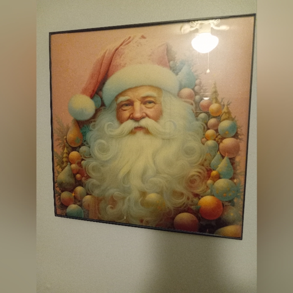 Framed Christmas picture